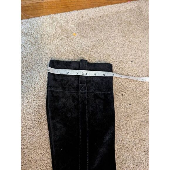 MICHAEL kors lucille stiletto tall black suede slouch boots sz 7 euc - Picture 7 of 7
